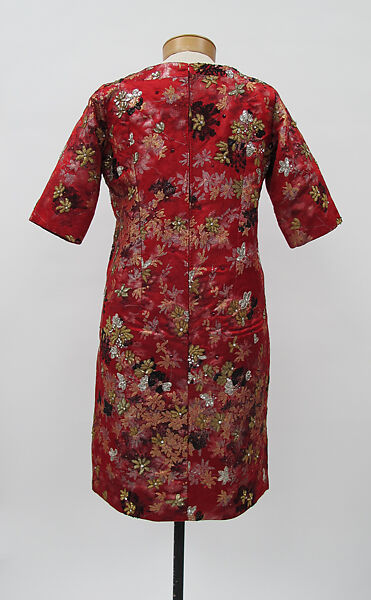 Evening ensemble, House of Balenciaga (French, founded 1937), silk, French