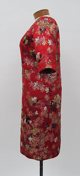 Evening ensemble, House of Balenciaga (French, founded 1937), silk, French