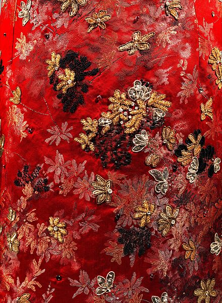 Evening ensemble, House of Balenciaga (French, founded 1937), silk, French