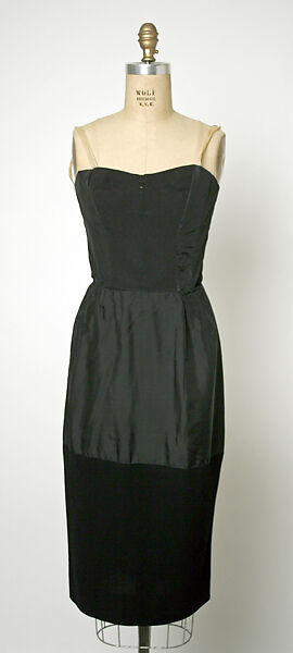 Dress, House of Balenciaga (French, founded 1937), wool, French