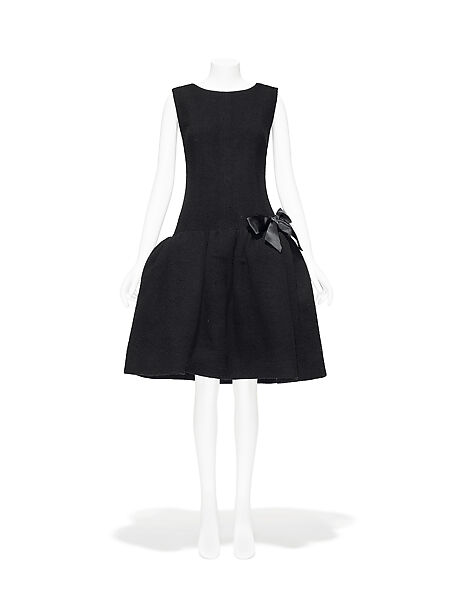 Cocktail dress, House of Balenciaga (French, founded 1937), wool, French