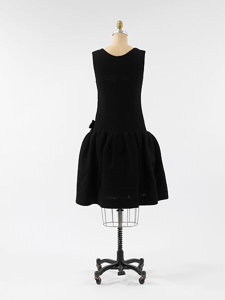 Cocktail dress, House of Balenciaga (French, founded 1937), wool, French