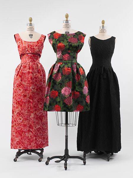 Cocktail dress, House of Balenciaga (French, founded 1937), wool, French