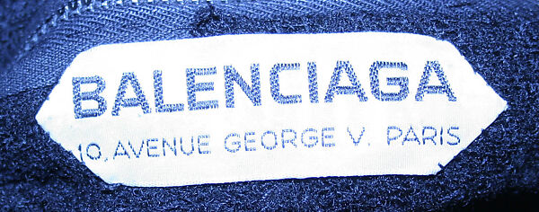 Cocktail dress, House of Balenciaga (French, founded 1937), wool, French