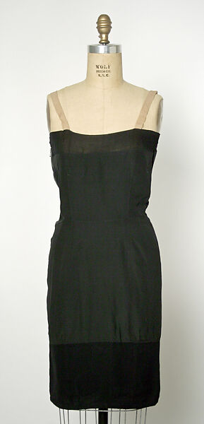 Evening dress, House of Balenciaga (French, founded 1937), silk, Spanish