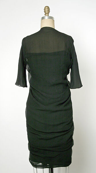 Evening dress, House of Balenciaga (French, founded 1937), silk, Spanish