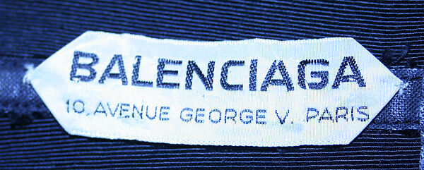 Dress, House of Balenciaga (French, founded 1937), wool, French