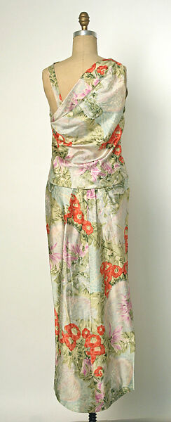 Evening ensemble, House of Balenciaga (French, founded 1937), silk, French