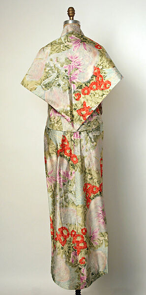 Evening ensemble, House of Balenciaga (French, founded 1937), silk, French