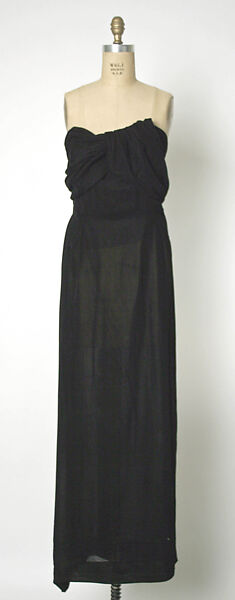 Evening dress, House of Balenciaga (French, founded 1937), cotton, French 