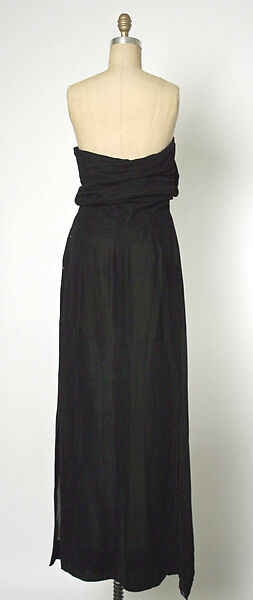 Evening dress, House of Balenciaga (French, founded 1937), cotton, French