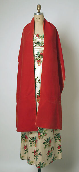 Evening ensemble, House of Balenciaga (French, founded 1937), silk, French 