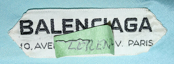 Evening dress, House of Balenciaga (French, founded 1937), silk, French