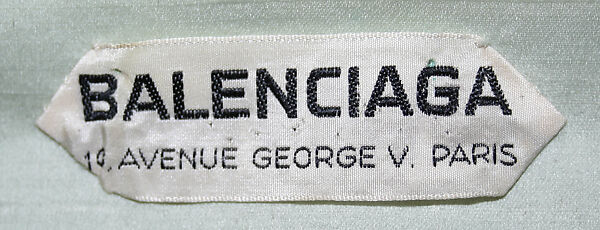 Evening dress, House of Balenciaga (French, founded 1937), silk, feathers, French