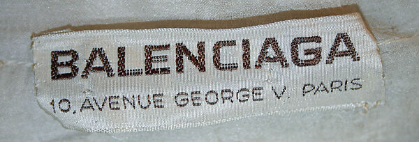 Evening ensemble, House of Balenciaga (French, founded 1937), silk, French