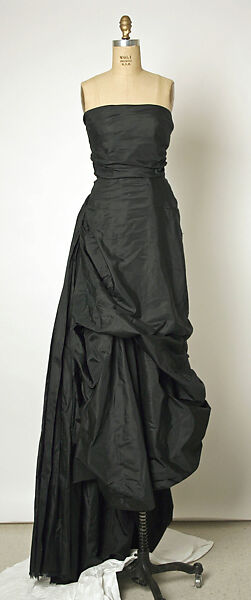 Evening dress, House of Balenciaga (French, founded 1937), silk, French 