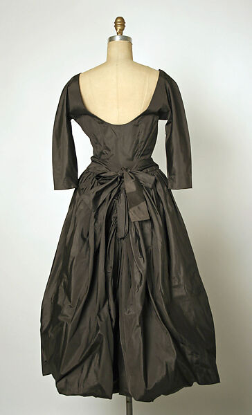 Cocktail dress, House of Balenciaga (French, founded 1937), silk, French
