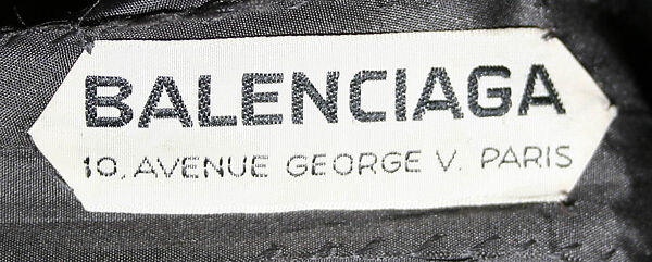 Cocktail dress, House of Balenciaga (French, founded 1937), silk, French