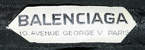 Evening ensemble, House of Balenciaga (French, founded 1937), cotton, French