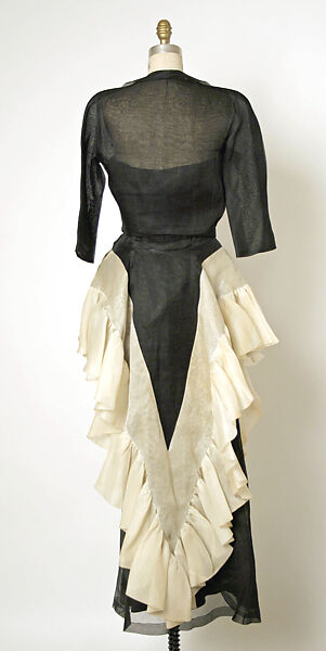 Evening ensemble, House of Balenciaga (French, founded 1937), cotton, French