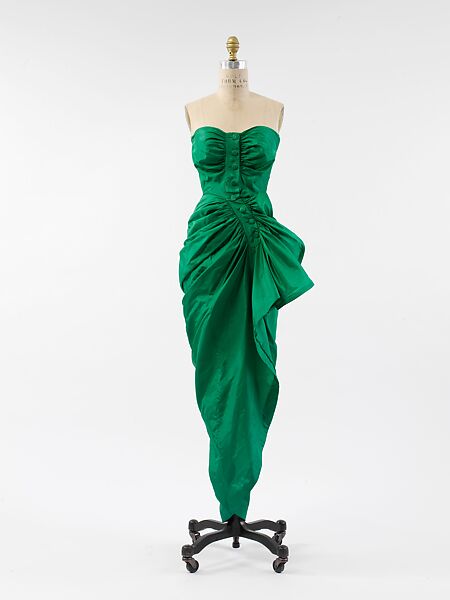 Evening dress, House of Balenciaga (French, founded 1937), silk, French