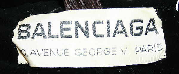 Evening ensemble, House of Balenciaga (French, founded 1937), silk, French