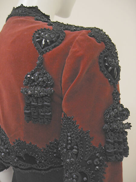 Evening bolero, House of Balenciaga (French, founded 1937), silk, cotton, wool, beading, French