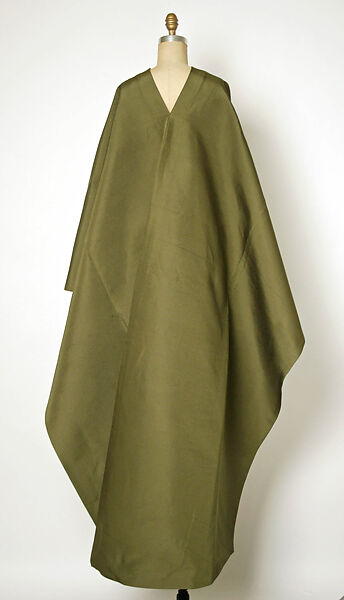 Evening wrap, (attributed to) House of Balenciaga (French, founded 1937), cellulose acetate, wool, French