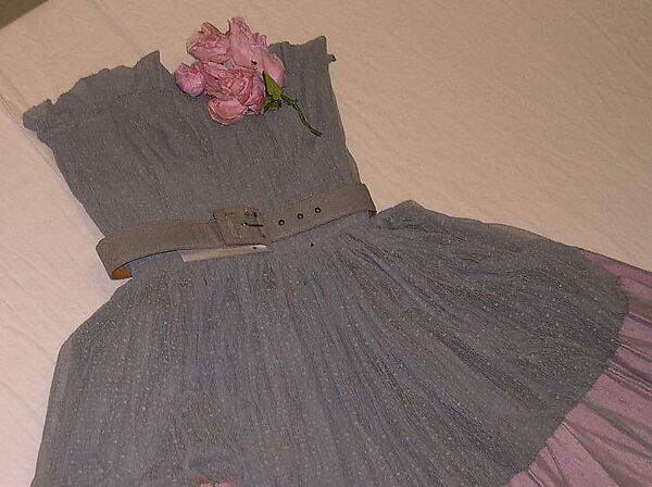 Evening dress, House of Balenciaga (French, founded 1937), silk, French