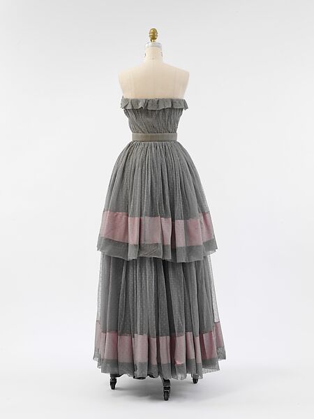 Evening dress, House of Balenciaga (French, founded 1937), silk, French
