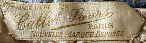 Dress, Callot Soeurs (French, active 1895–1937), [no medium available], French
