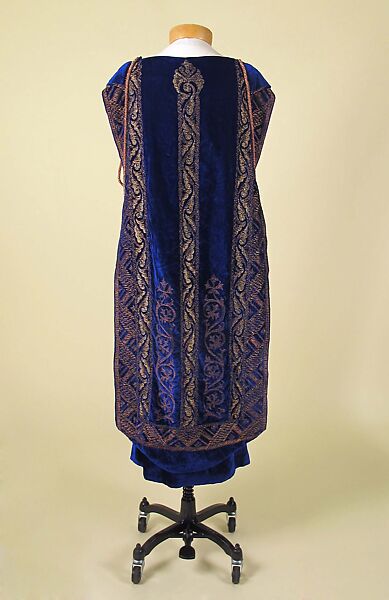 Evening dress, Callot Soeurs (French, active 1895–1937), silk, glass, metallic threads, plastic (cellophane), French