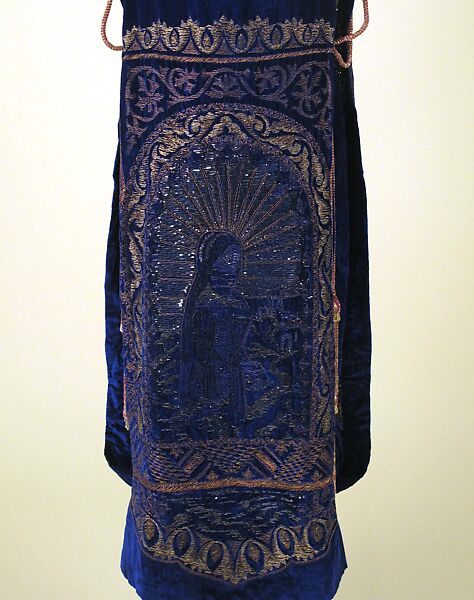 Evening dress, Callot Soeurs (French, active 1895–1937), silk, glass, metallic threads, plastic (cellophane), French