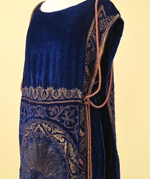 Evening dress, Callot Soeurs (French, active 1895–1937), silk, glass, metallic threads, plastic (cellophane), French