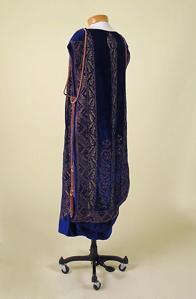 Evening dress, Callot Soeurs (French, active 1895–1937), silk, glass, metallic threads, plastic (cellophane), French