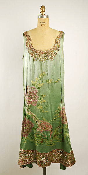 Dress, Callot Soeurs (French, active 1895–1937), silk, metal thread, French 