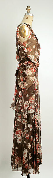 Ensemble, House of Patou (French, founded 1914), silk, fur, French