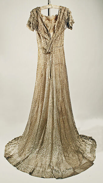Ball gown, Callot Soeurs (French, active 1895–1937), silk, metal thread, French