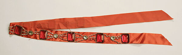 Evening dress, Callot Soeurs (French, active 1895–1937), silk, metallic, French