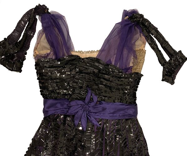 Evening dress, Callot Soeurs (French, active 1895–1937), silk, sequins, French