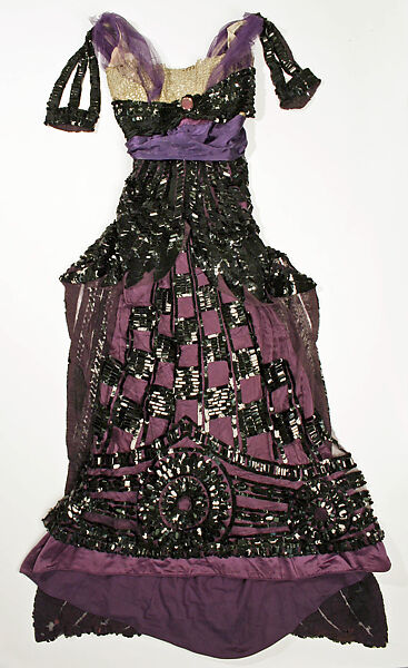 Evening dress, Callot Soeurs (French, active 1895–1937), silk, sequins, French 