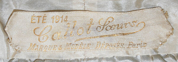 Dress, Attributed to Callot Soeurs (French, active 1895–1937), silk, French