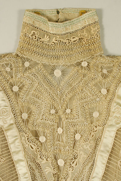 Blouse, cotton, silk, American or European
