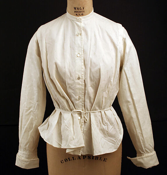 Shirtwaist, [no medium available], American or European 