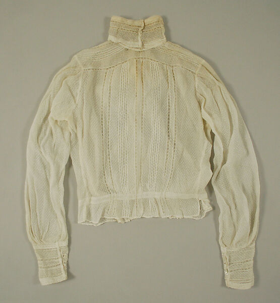 Blouse, cotton, American