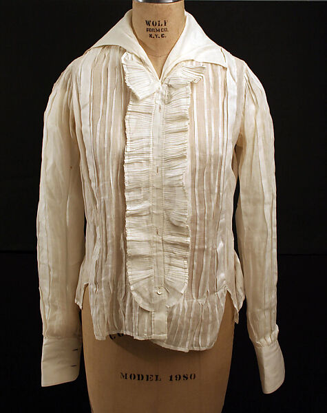 Shirtwaist, cotton, French 