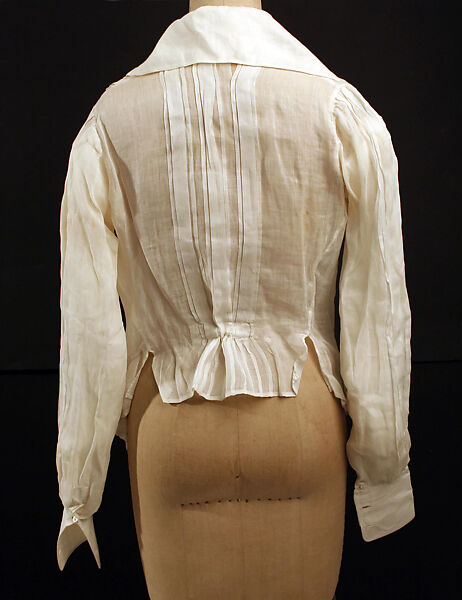 Shirtwaist, cotton, French