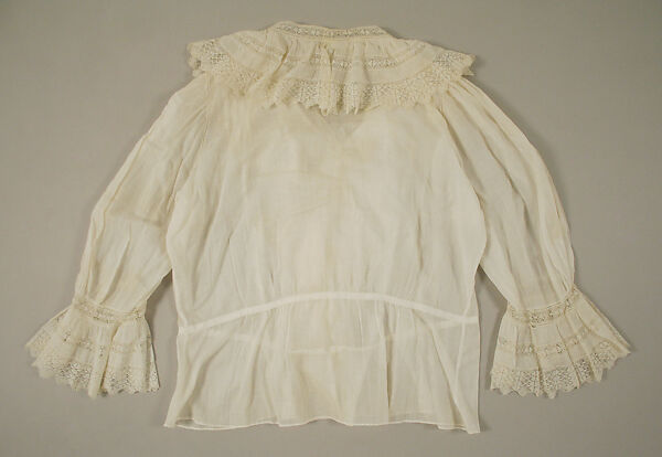 Shirtwaist, cotton, American