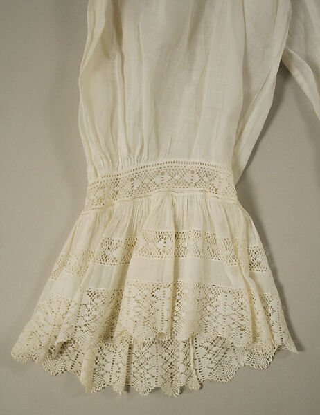 Shirtwaist, cotton, American