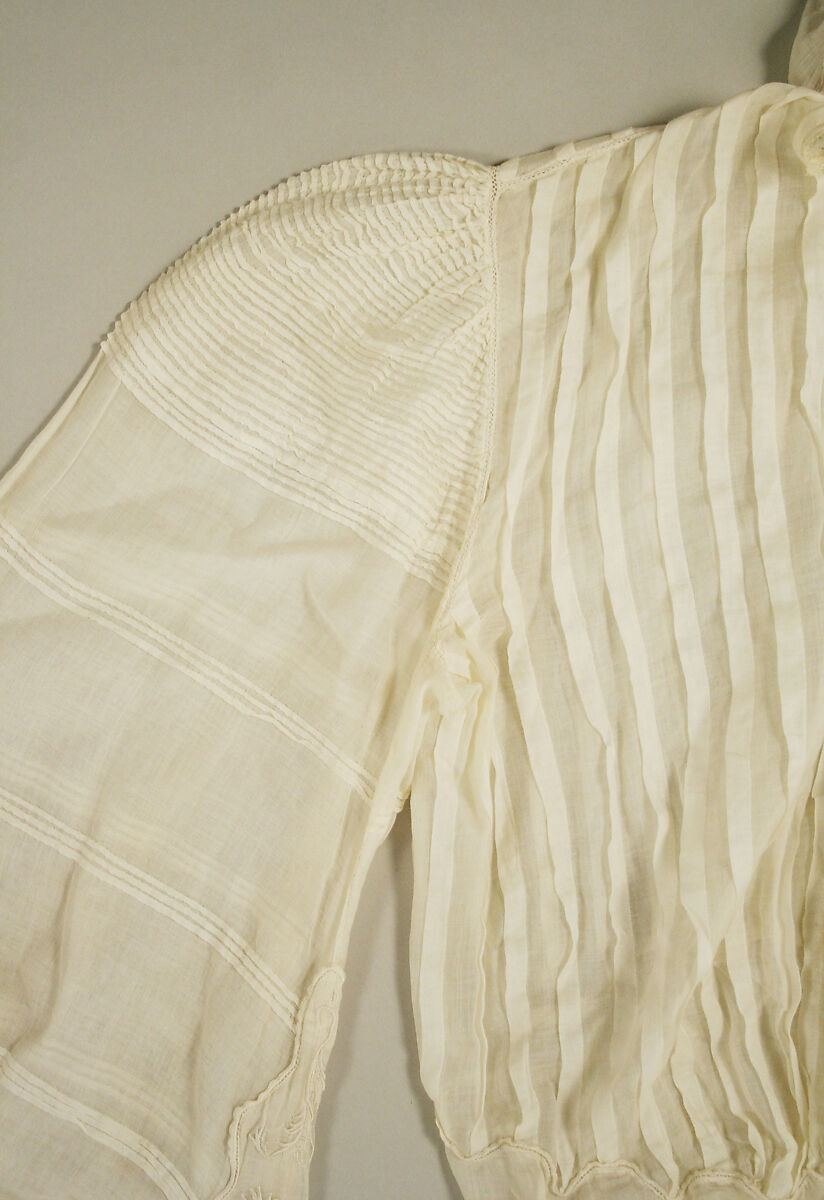 Blouse, cotton, probably American